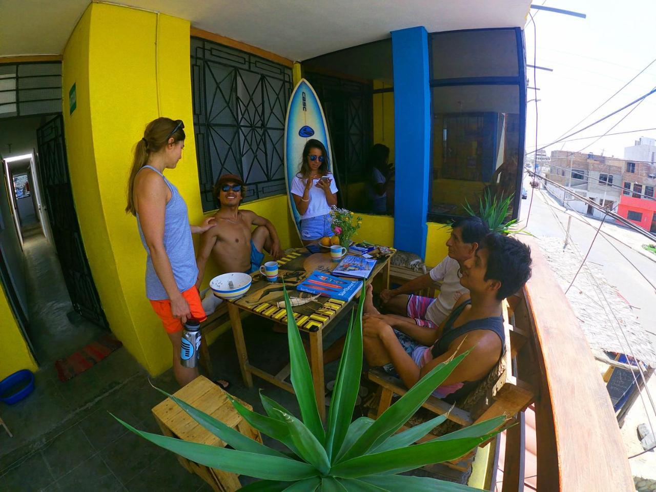 A Pousada Urcia Surf House Huanchaco Exterior foto