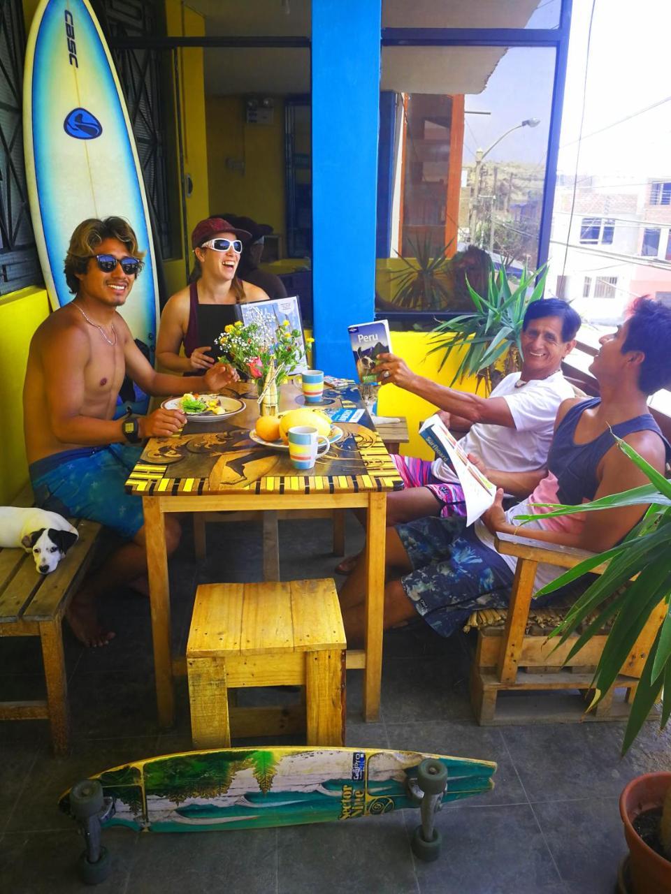 A Pousada Urcia Surf House Huanchaco Exterior foto